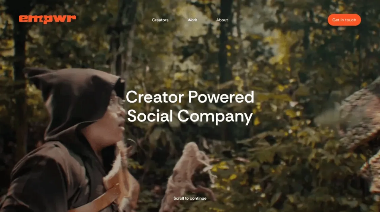 EMPWR website preview